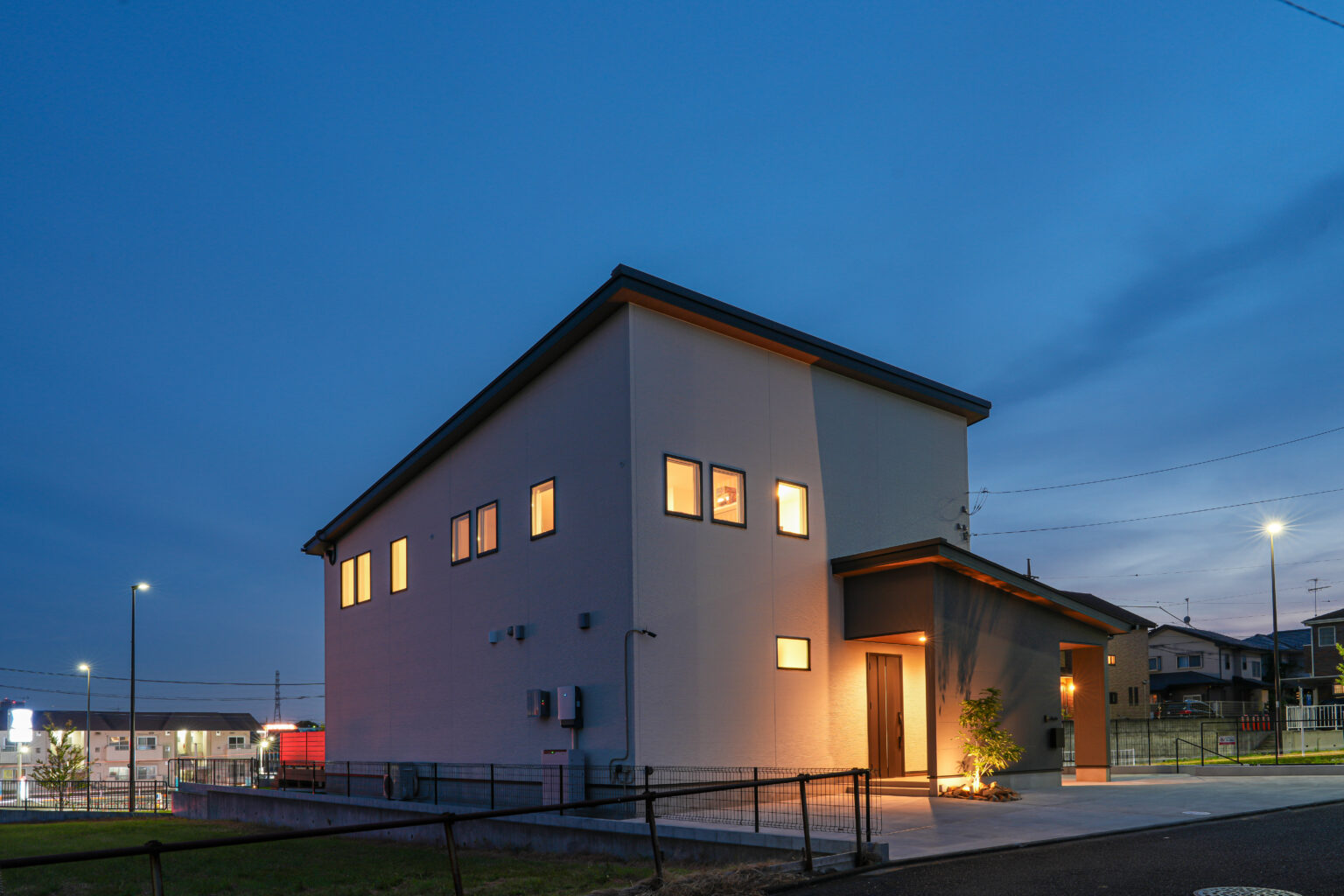 開放感抜群の大きな吹き抜けのある家